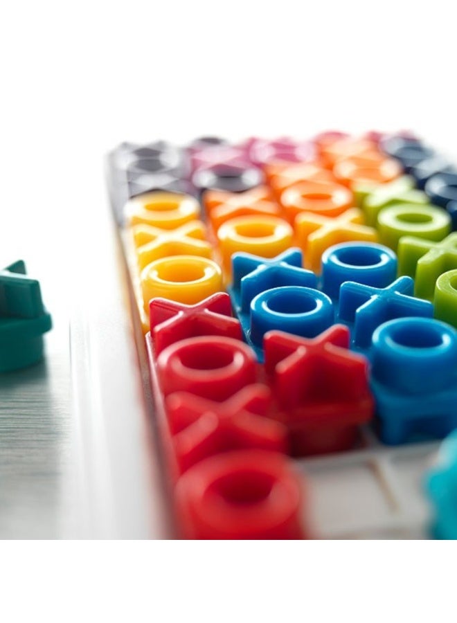 SmartGames IQ XOXO, Fun IQ Brain Teaser Puzzle, Cognitive Development STEM Toy with 120+ Challenges, Travel Friendly Handheld Educational Matching Puzzle Game, Suitable for Children Above 6+ - Image 3